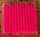 Hot Pink Candles - 24 pk